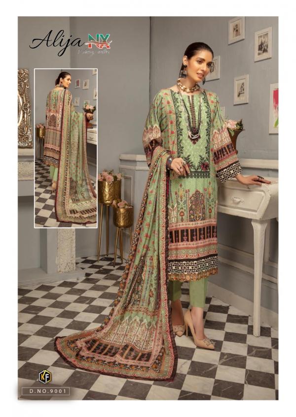 Keval Alija Nx Vol-9 Cotton Print Pakistani Look Dress Material